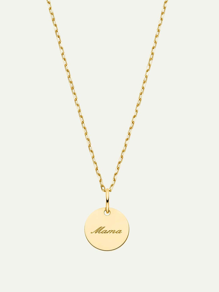 Anhänger mit Gravur Stella | Personalisierbar | 14k Gold von DEAR DARLING BERLIN