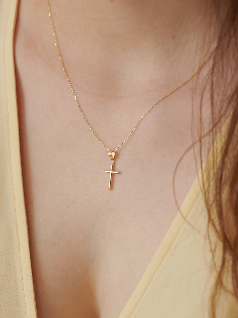 Kreuzkette für Kinder Eden | 14k Echtgold von DEAR DARLING BERLIN