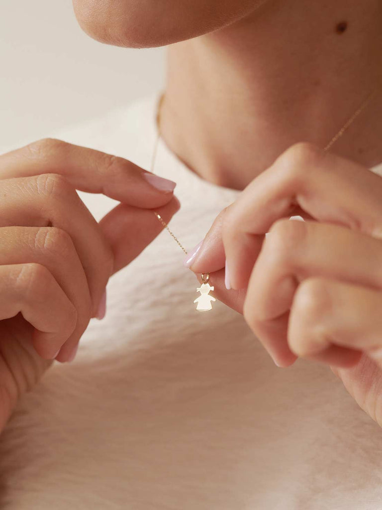 Kinderkette Goldmädchen | 14k Echtgold von DEAR DARLING BERLIN