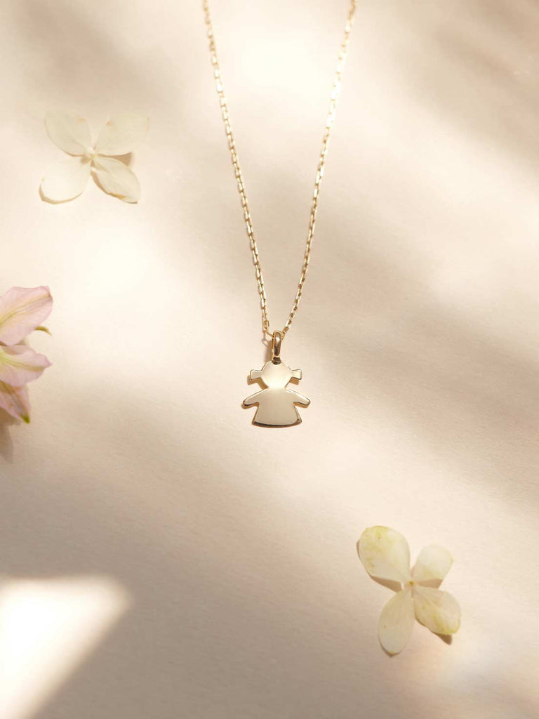 Kinderkette Goldmädchen | 14k Echtgold von DEAR DARLING BERLIN