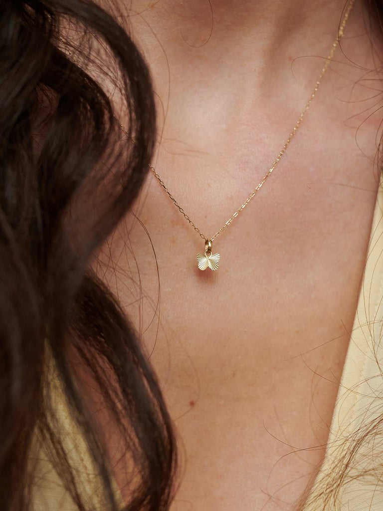 Halskette für Kinder Baby Butterfly | 14k Echtgold von DEAR DARLING BERLIN