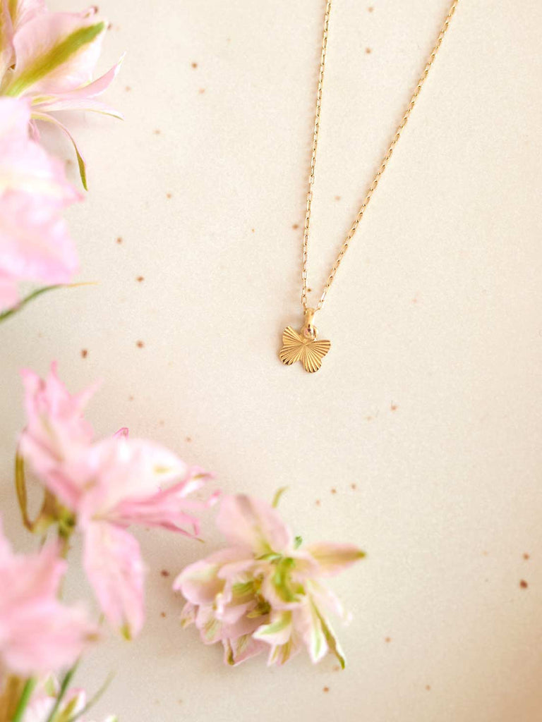 Halskette für Kinder Baby Butterfly | 14k Echtgold von DEAR DARLING BERLIN
