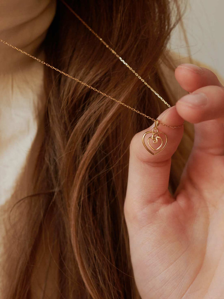 Kinderkette Infinite Hearts | 14k Echtgold von DEAR DARLING BERLIN