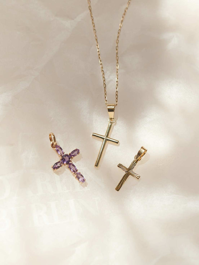 Kreuzkette für Kinder Eden | 14k Echtgold von DEAR DARLING BERLIN