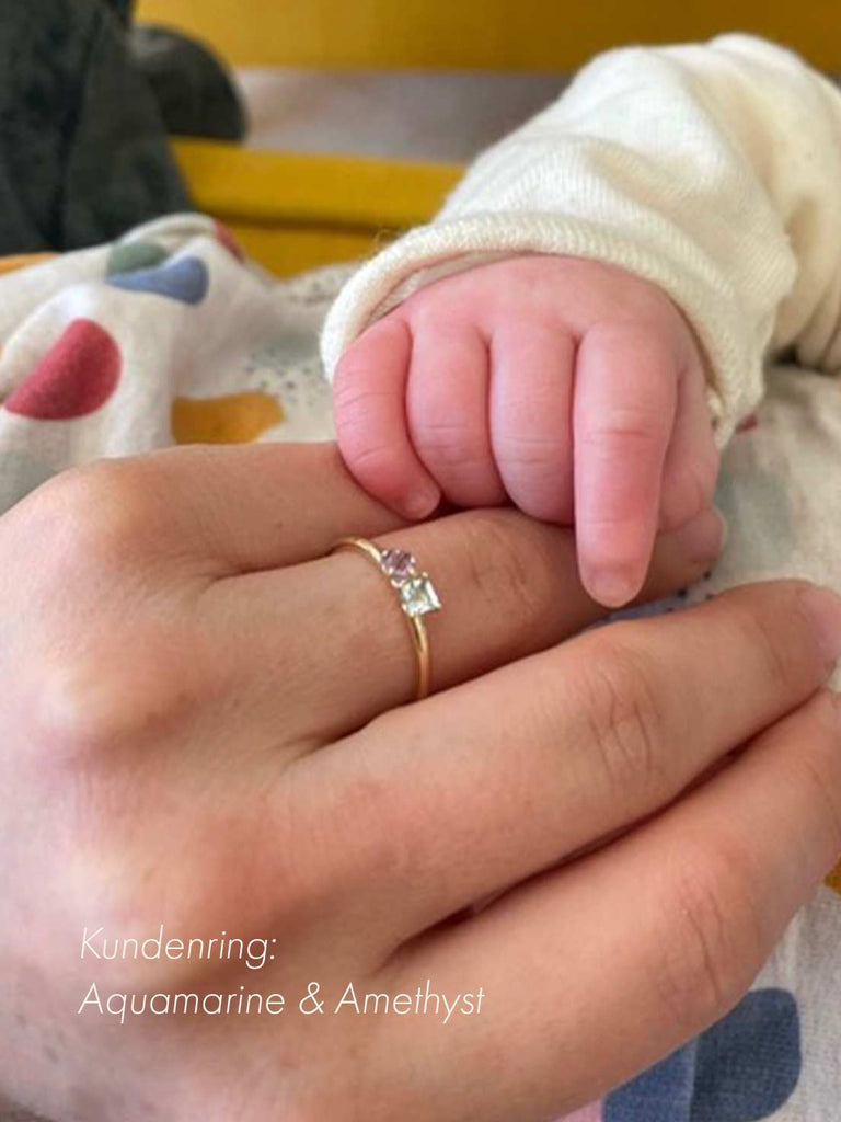 Ring Ophelia | Geburtsstein Ring Toi et Moi von DEAR DARLING BERLIN