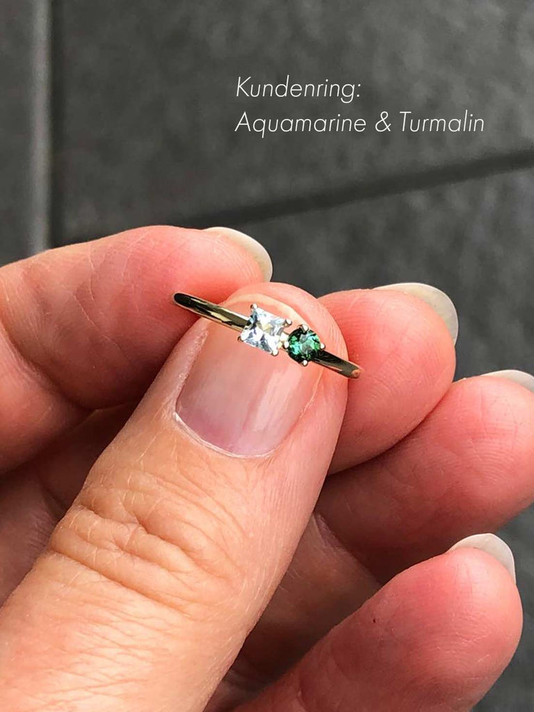 Ring Ophelia | Geburtsstein Ring Toi et Moi von DEAR DARLING BERLIN