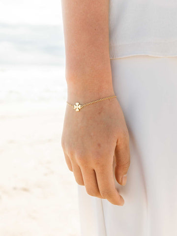 Nachhaltiges Love Clover Armband | Kleeblattschmuck von DEAR DARLING BERLIN