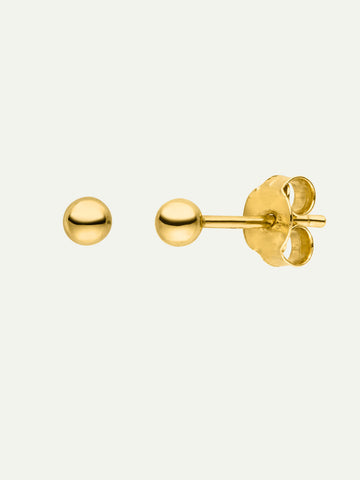 Nachhaltige 14k Echtgold Ohrringe "Lovely Dot" Produktbild gold 