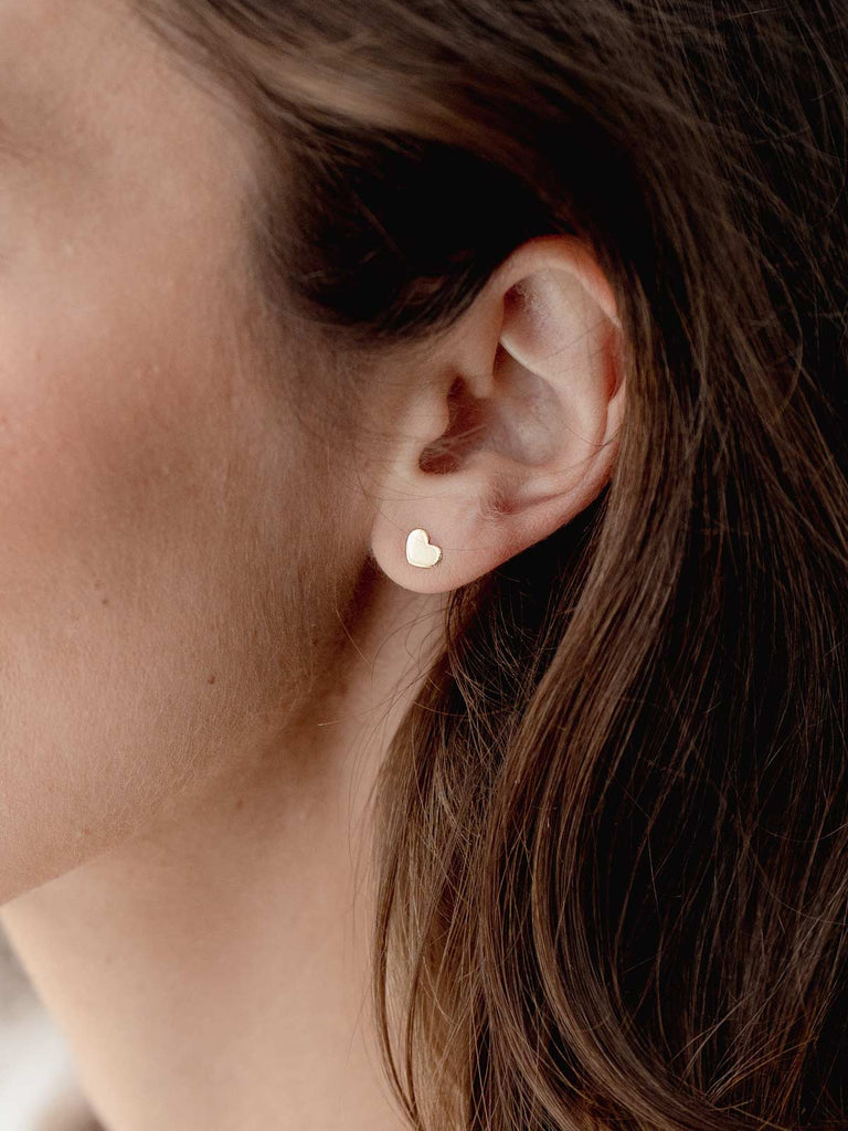 Kinderohrringe Little Hearts | 14k Echtgold von DEAR DARLING BERLIN