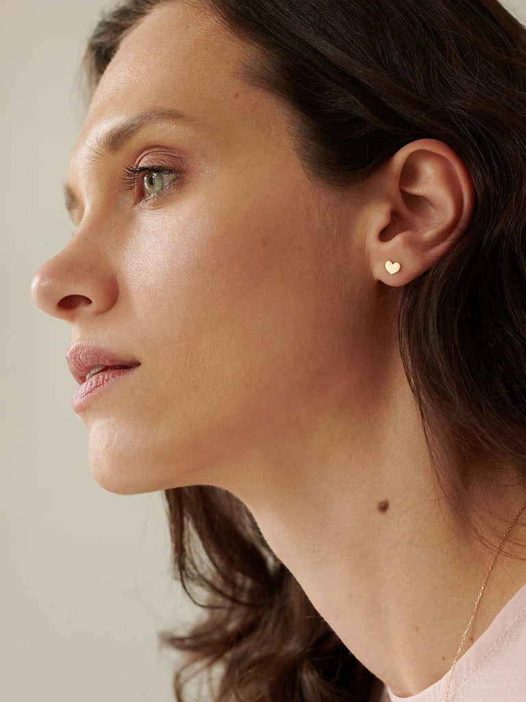 Kinderohrringe Little Hearts | 14k Echtgold von DEAR DARLING BERLIN