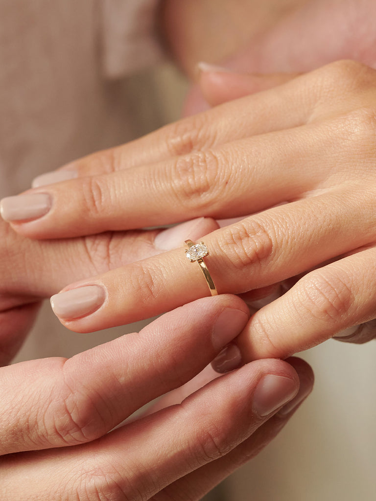 Verlobungsring mit Lab Grown Diamonds | Lila von DEAR DARLING BERLIN