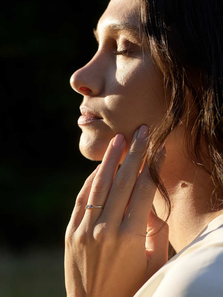 Ring Ophelia | Geburtsstein Ring Toi et Moi von DEAR DARLING BERLIN