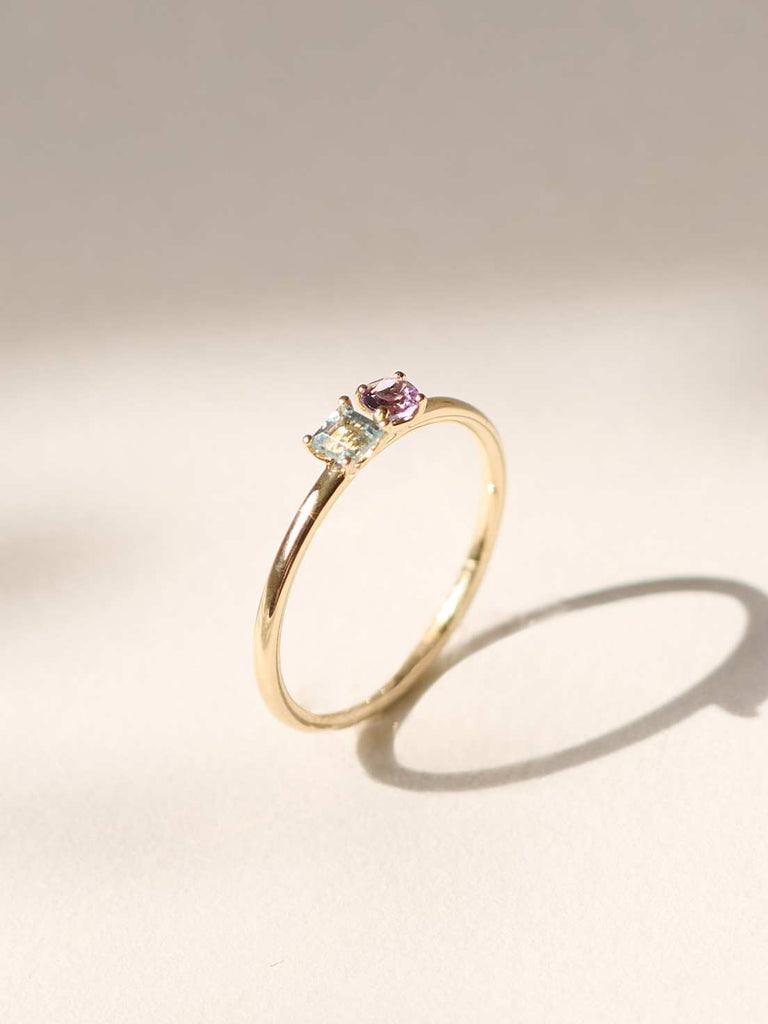 Ring Ophelia | Geburtsstein Ring Toi et Moi von DEAR DARLING BERLIN