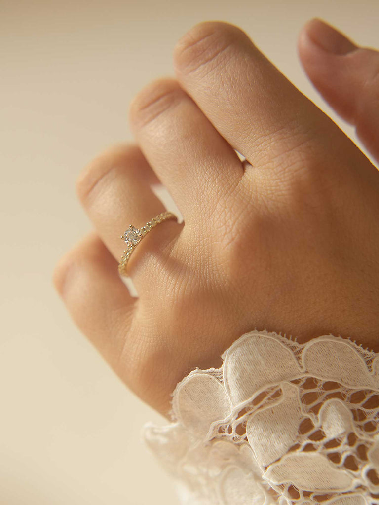 Verlobungsring mit Lab Grown Diamonds | Violet Luxe von DEAR DARLING BERLIN