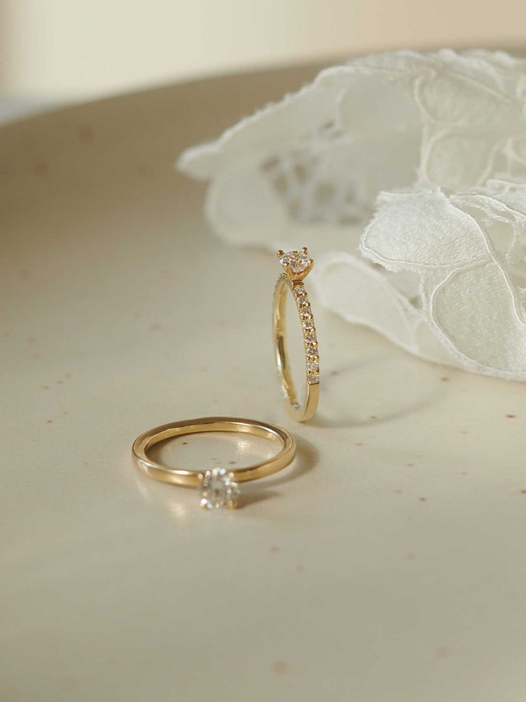 Verlobungsring mit Lab Grown Diamonds | Violet Luxe von DEAR DARLING BERLIN