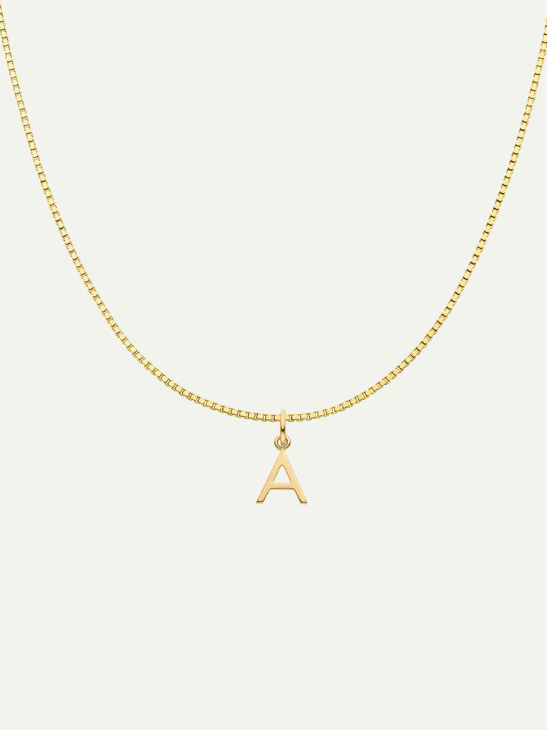 Kette mit Buchstaben Gold | 14k Echtgold von DEAR DARLING BERLIN