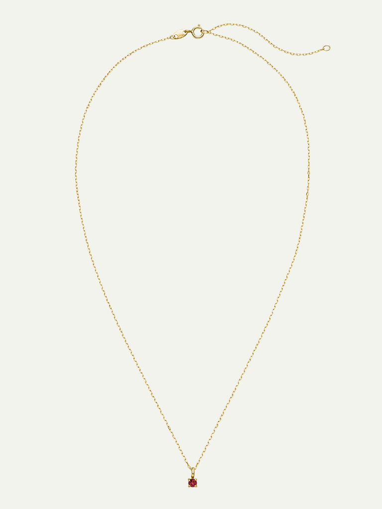 Geburtsstein Juli Halskette | 14k Echtgold & Rubin von DEAR DARLING BERLIN