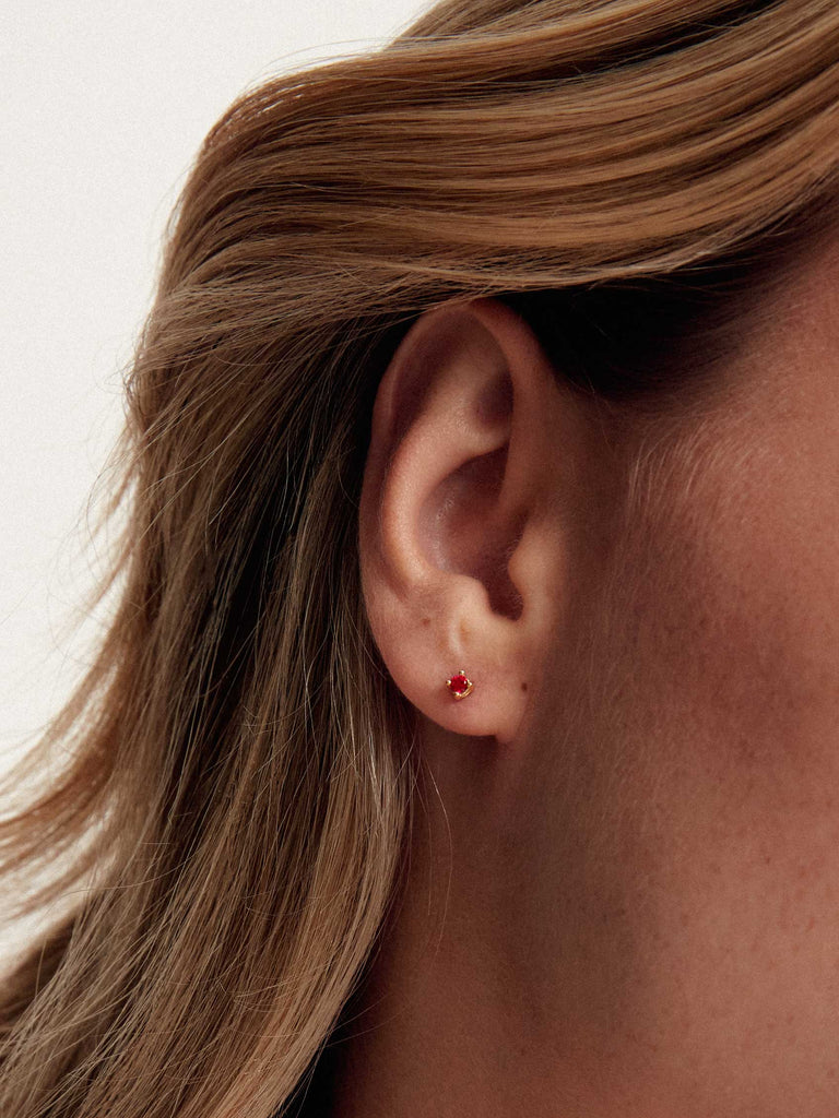 Geburtsstein Oktober Ohrringe | 14k Echtgold & Turmalin von DEAR DARLING BERLIN