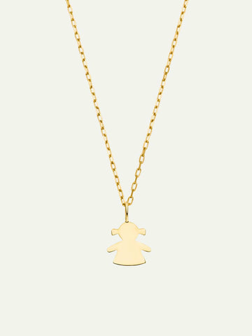 Kinderkette Goldmädchen | 14k Echtgold von DEAR DARLING BERLIN