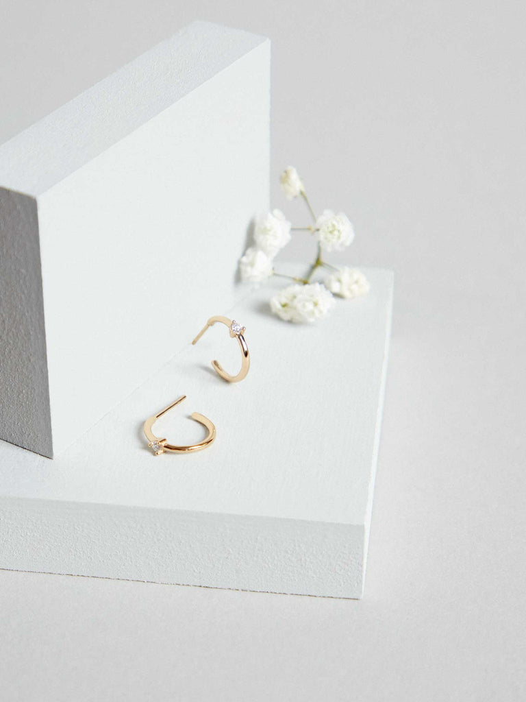 Lab Grown Diamond Ohrringe Rebel At Heart | 14k Echtgold von DEAR DARLING BERLIN