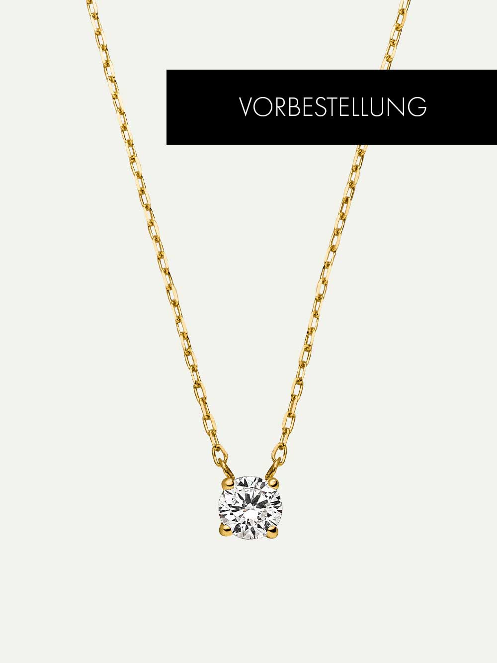 The Icon Diamond Halskette 14k Echtgold VORBESTELLUNG