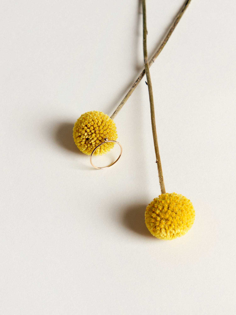 Nachhaltiger 14k Echtgold Vibrant Gold Pearl Ring von DEAR DARLING BERLIN