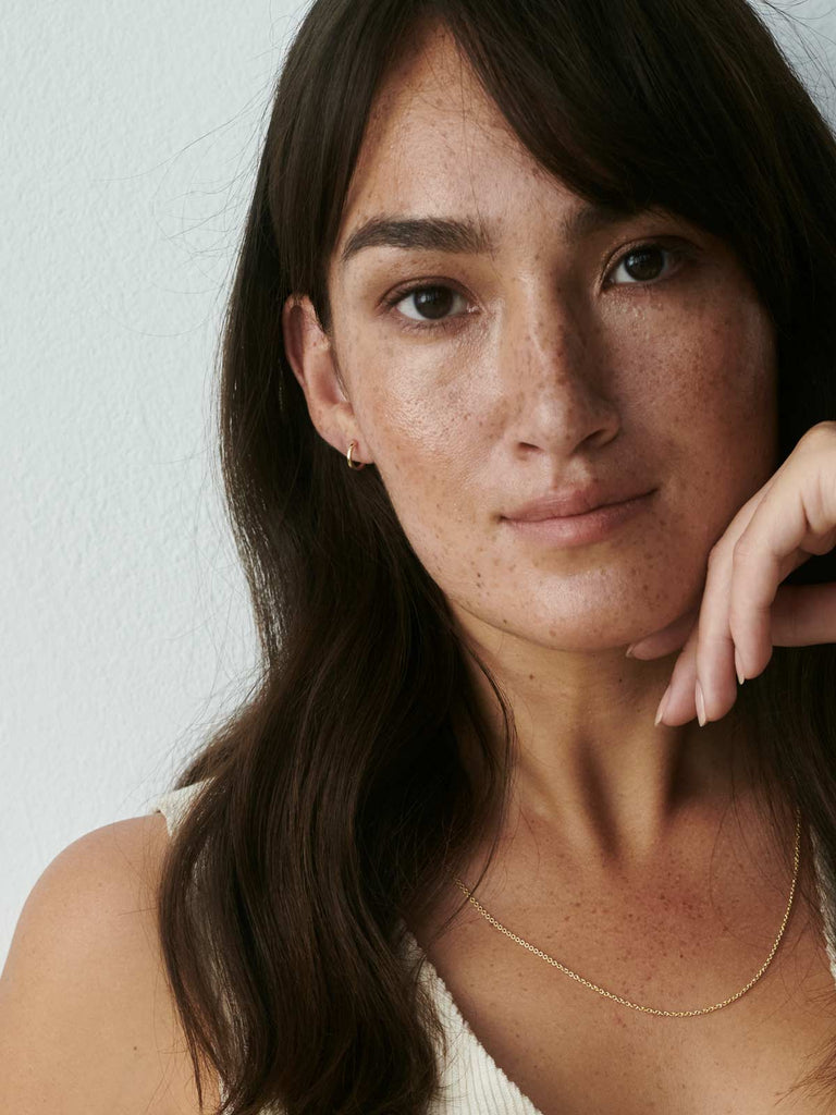 Nachhaltige 14k Echtgold Berlin Basic Gold Hoops von DEAR DARLING BERLIN