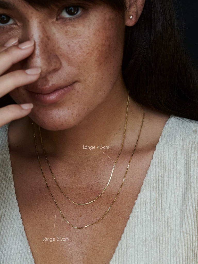 Nachhaltige 14k Echtgold Halskette The Goddess von DEAR DARLING BERLIN