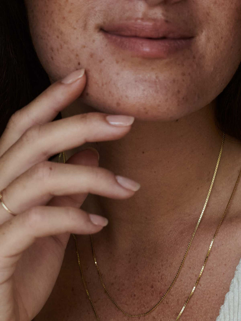 Nachhaltige 14k Echtgold Halskette The Goddess von DEAR DARLING BERLIN