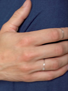 Lab Grown Diamond Ring 14k Echtgold Tragevideo Mann