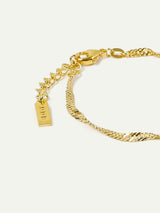 Produktbild von nachhaltigem Armband Stella in Gold Nahaufnahme