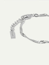Produktbild von nachhaltigem Armband Sofia in Silber Nahaufnahme