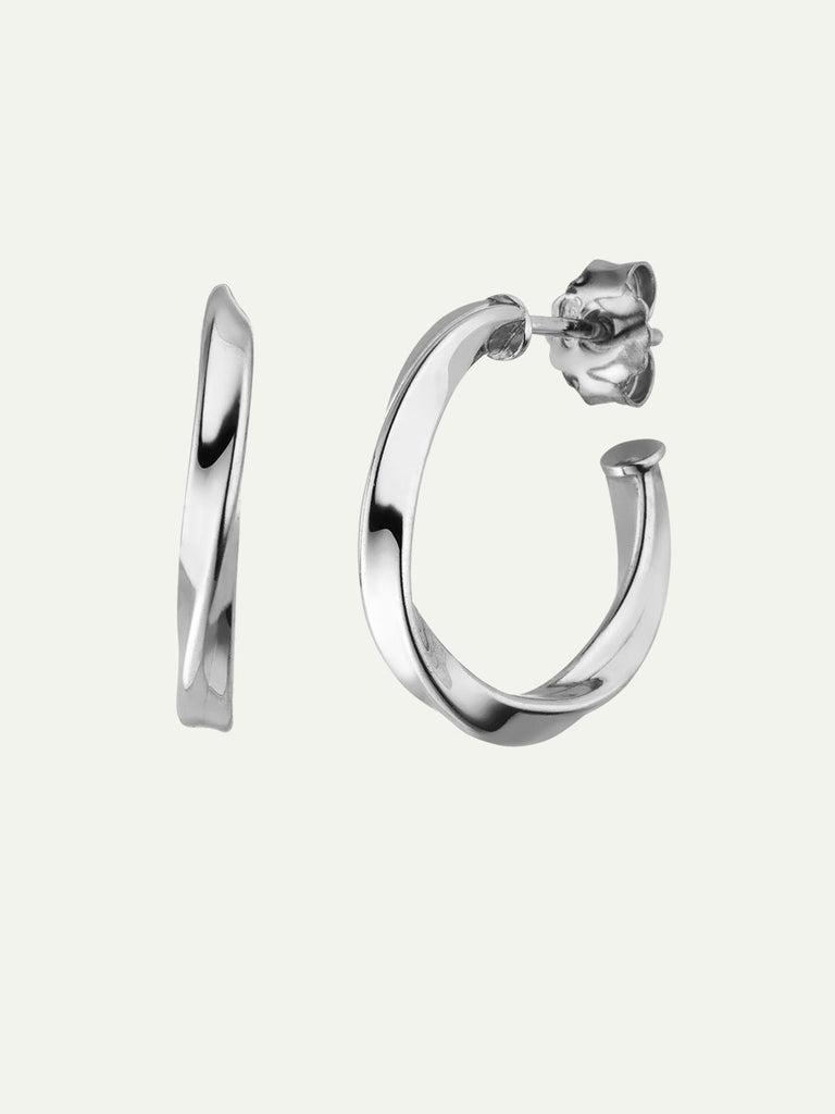 Nachhaltige gedrehte Creolen | Recycletes Material von DEAR DARLING BERLIN