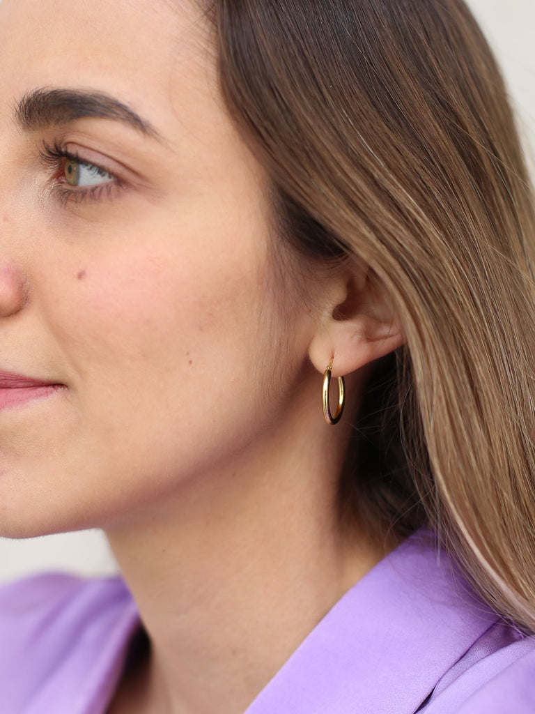 Nachhaltige Essential Hoop Ohrringe (m) von DEAR DARLING BERLIN