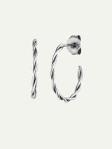 Twisted Hoop Earrings