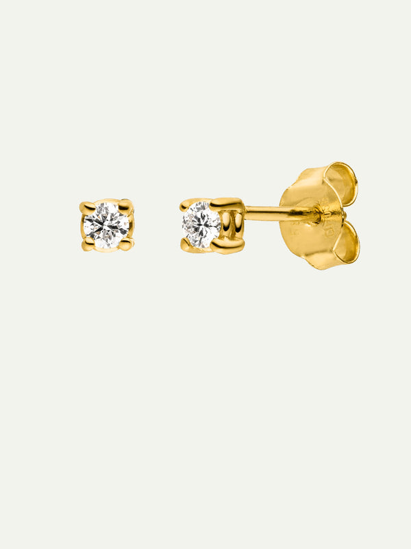 Perfect Pair Diamond Earrings | 14k Echtgold