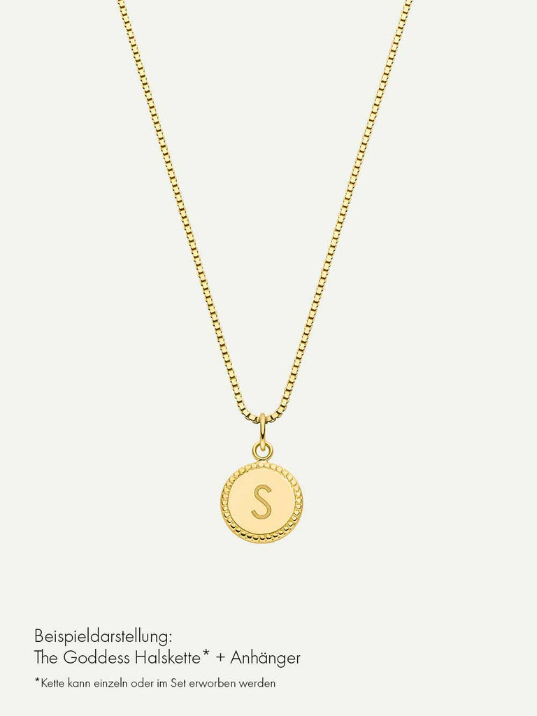 Personalisierbarer Anhänger | 14k Echtgold | Mit Gravur von DEAR DARLING BERLIN