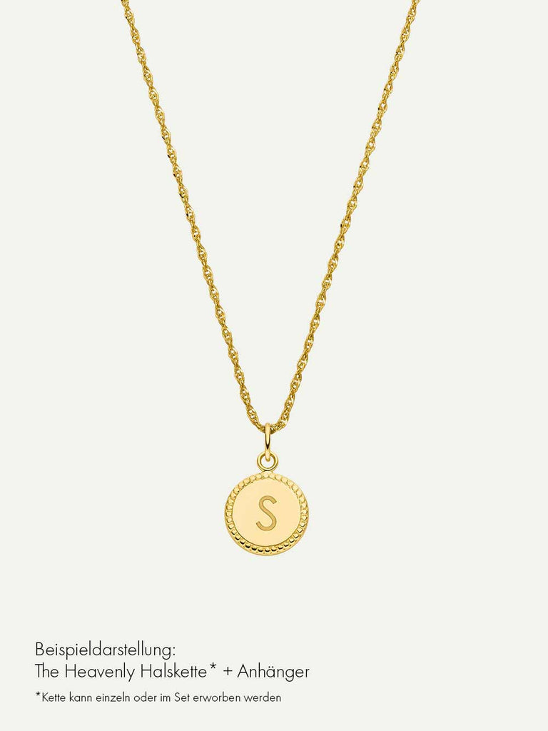 Personalisierbarer Anhänger | 14k Echtgold | Mit Gravur von DEAR DARLING BERLIN