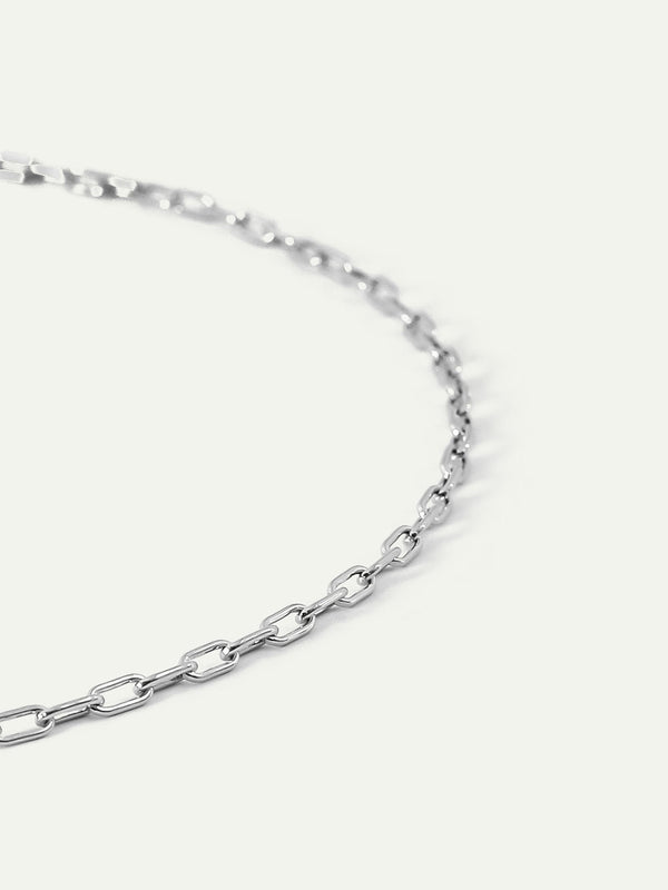 Produktbild Detailaufnahme von nachhaltiger Halskette Lou in Silber