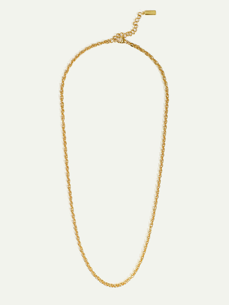 Produktbild komplett von nachhaltiger Halskette Sofia in Gold